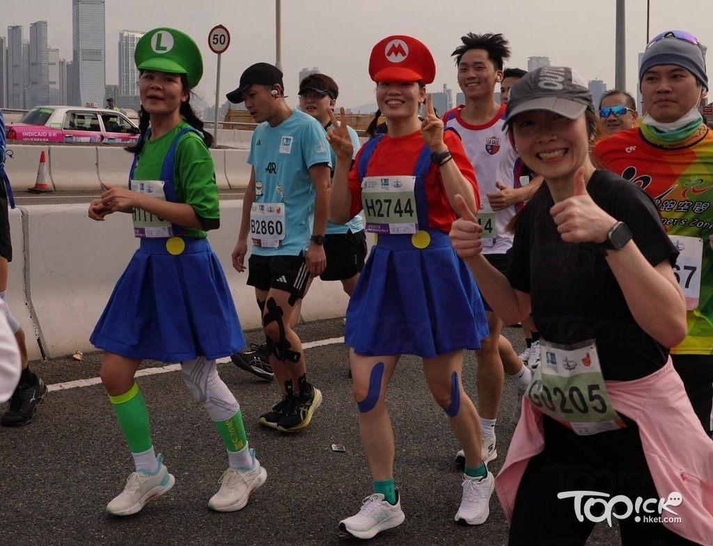 《超級瑪利奧》的Mario和Luigi。（梁偉榮攝）