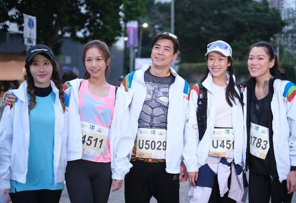 何沛珈首次參加渣馬10K賽,成績不俗。