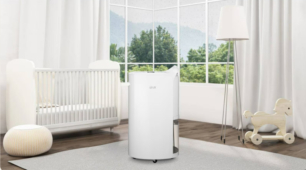 LG UVnano™ 28L 變頻式離子殺菌智能抽濕機（MD16GQWE0）現售$4,390。