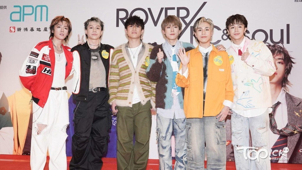 （左起）KC、Tsoul、亨仔、Kim、Jason、希晉。