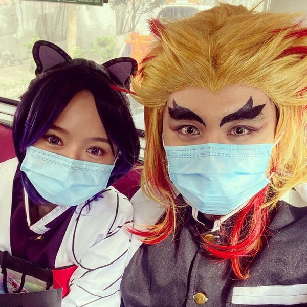 羅毓儀與Mike。