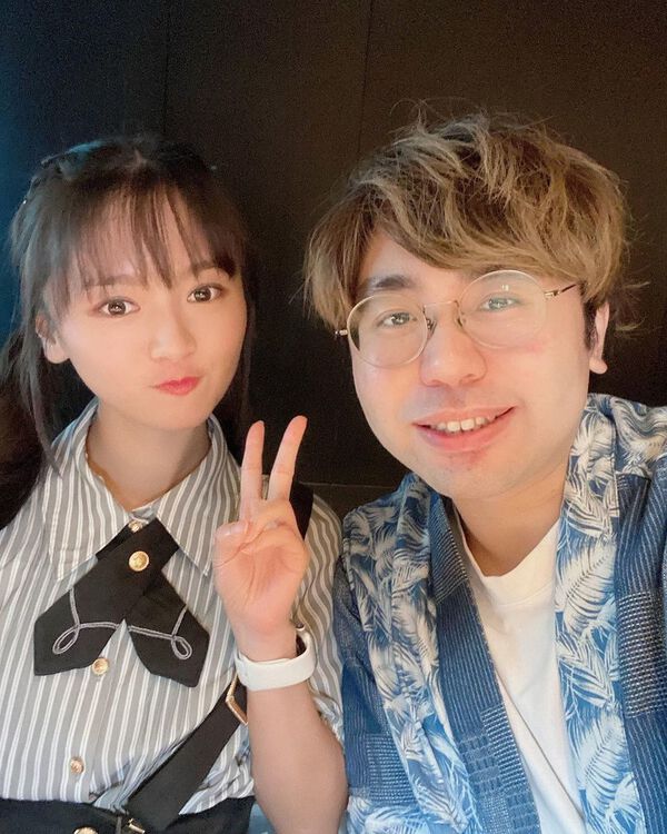 羅毓儀與Mike。