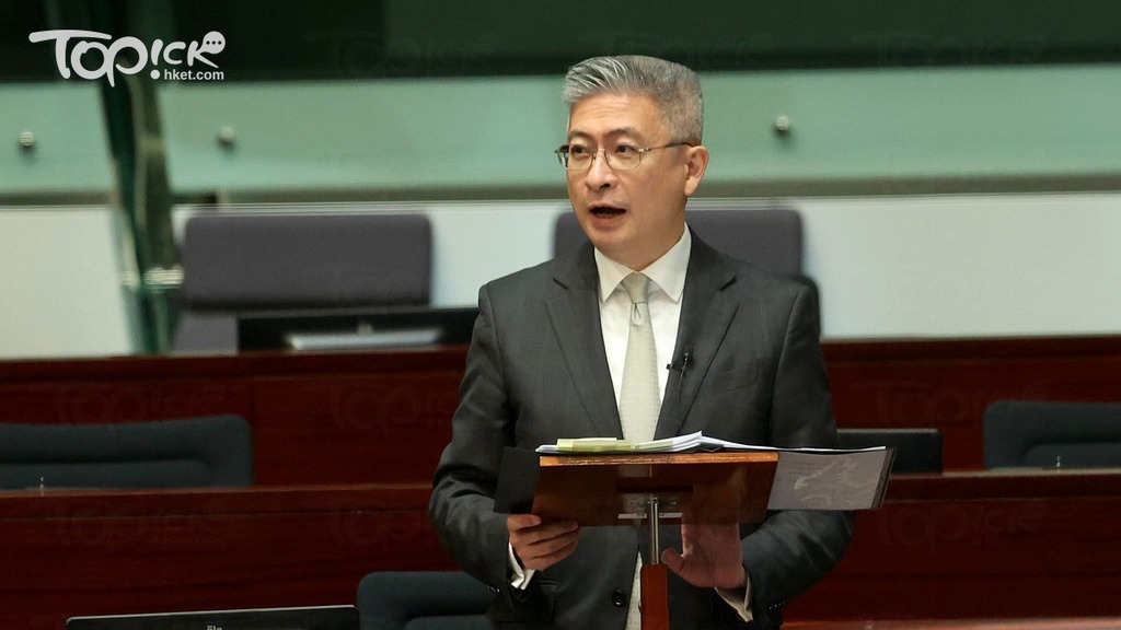 劉震指，啟德體育園諮詢委員會下季成立。（陳靜儀攝）