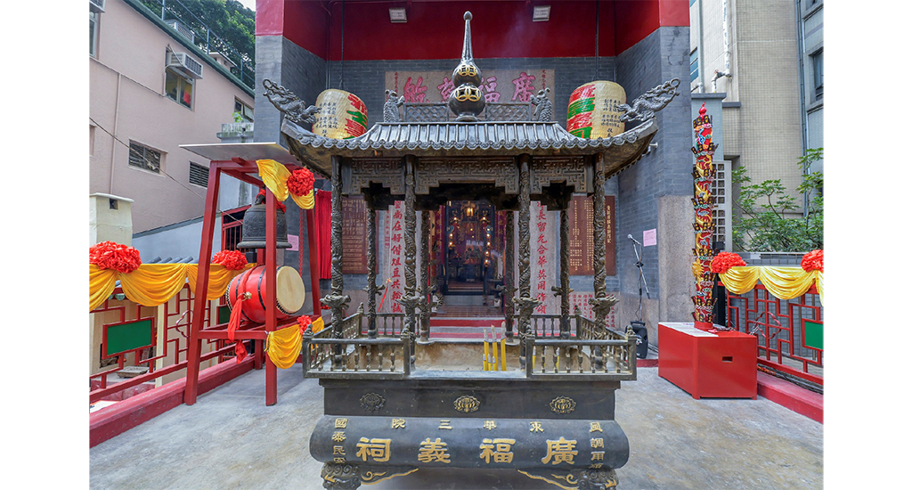 獲古物諮詢委員會確認提升至一級歷史建築的東華三院廣福祠。