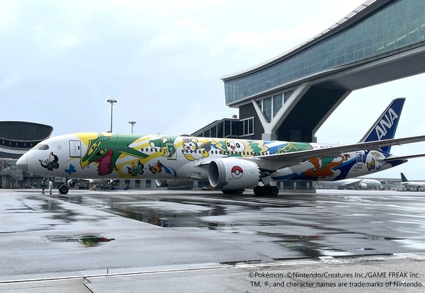 全日空主題夢幻客機登陸香港。(ANA 全日空fb)