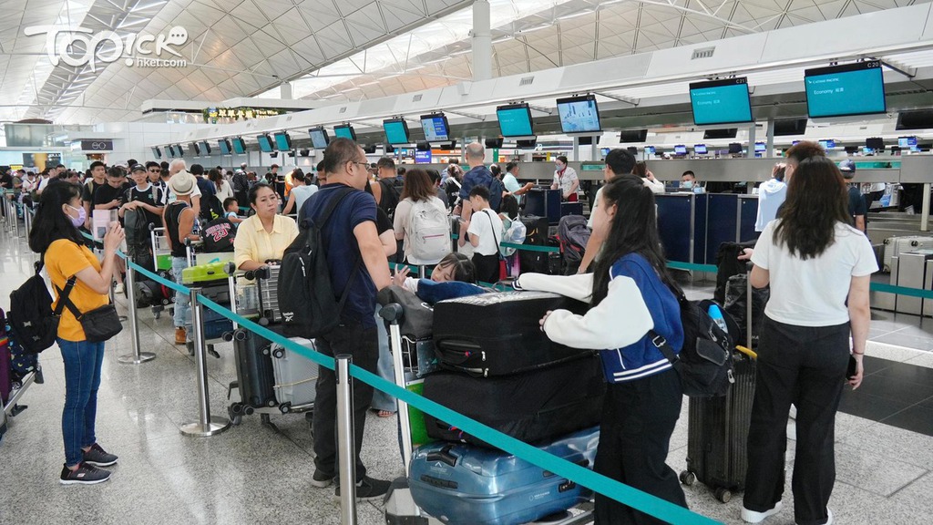 香港國際機場5月份客貨運量持續增長。（資料圖片）