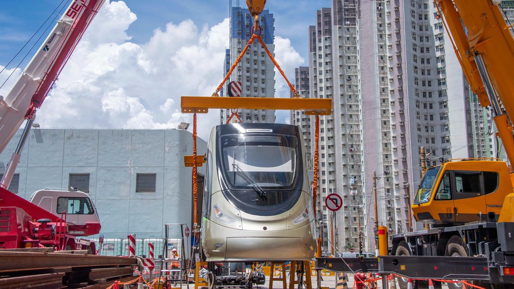 港鐵研究列車發展氫能的可能性。（港鐵圖片）