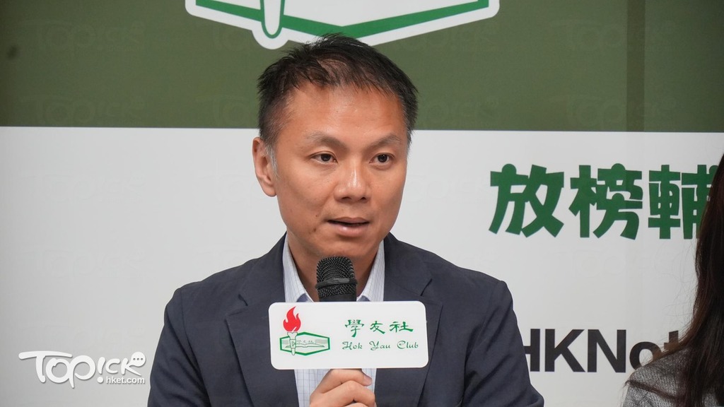 學友社學生輔導顧問吳寶城認為，狀元只是「尊稱」、「多啲人都無所謂嘅，讚賞多啲」。（朱永倫攝）
