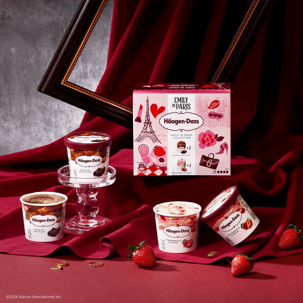 著數優惠丨Häagen-Dazs推《Emily In Paris》限定包裝BeMoreEmily濾鏡