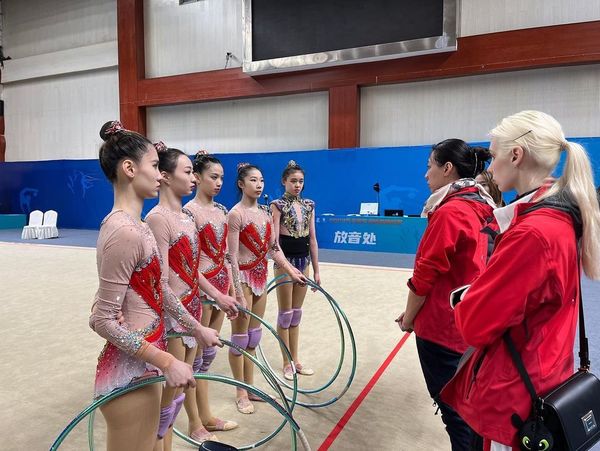 Anastasia Bliznyuk到中國當國家隊藝術體操教練。