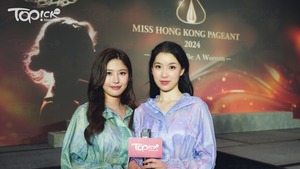 陳甜甜和吳芷靖一同接受訪問