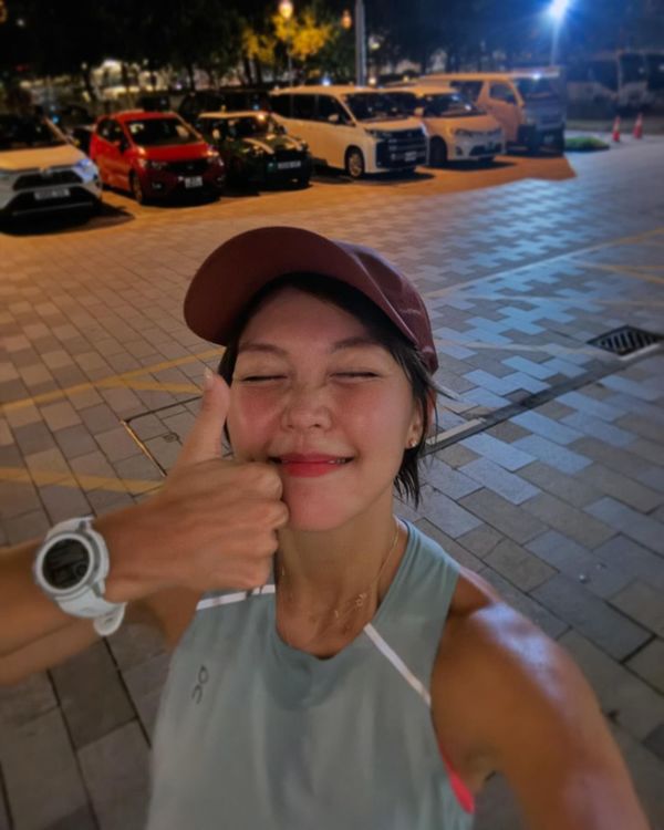 早前做手術的梁諾妍發文表示,近日學始復跑。