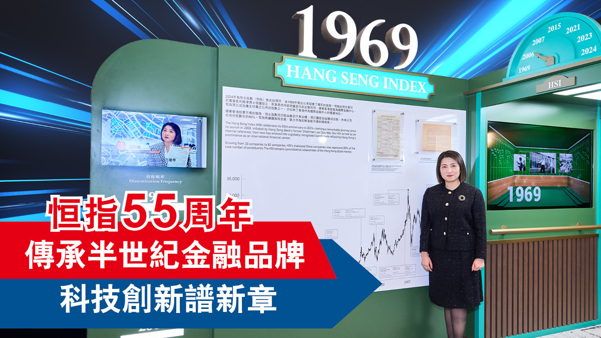 恒指55周年 傳承半世紀金融品牌 科技創新譜新章