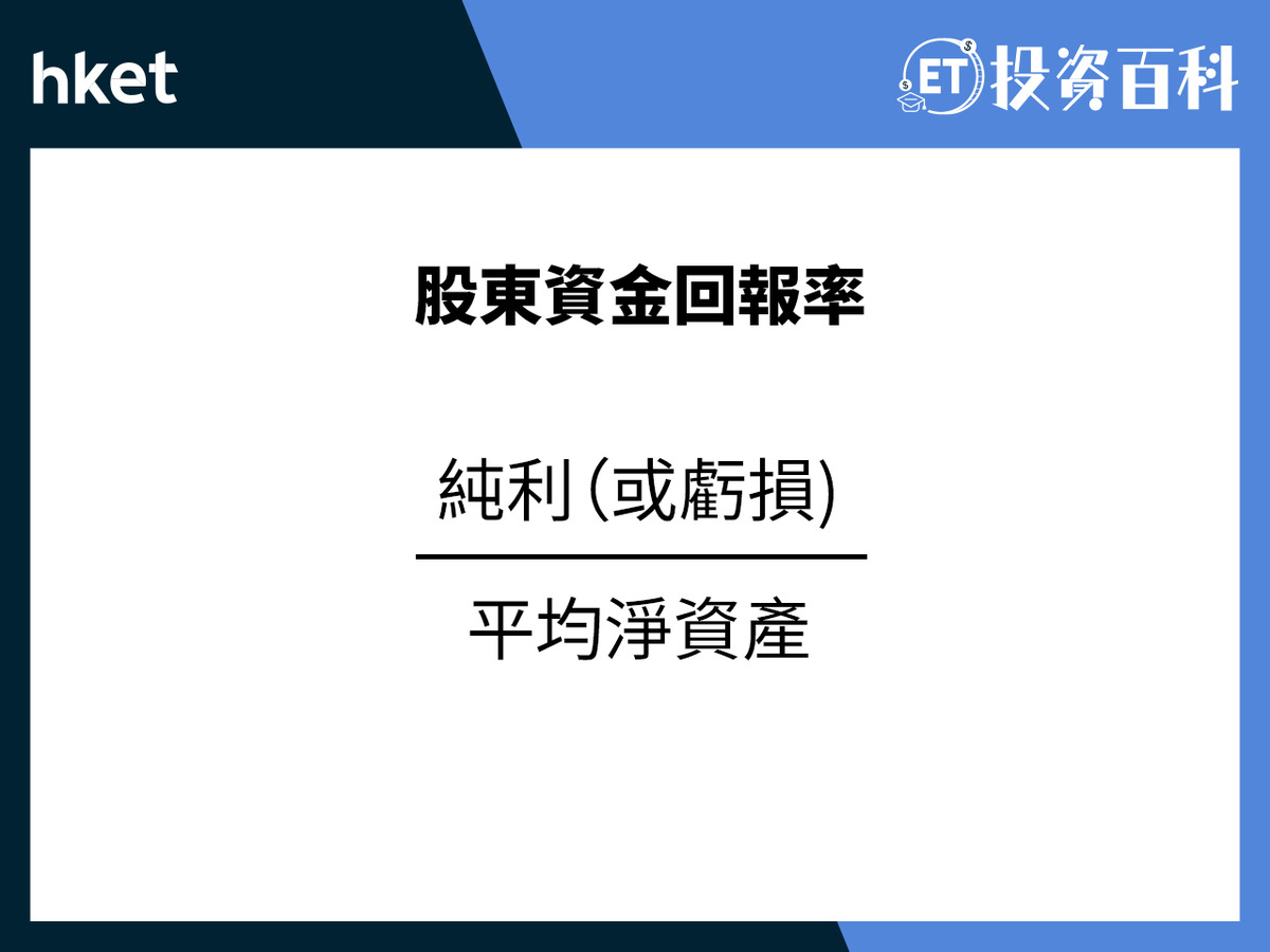 股東資金回報率(ROE)