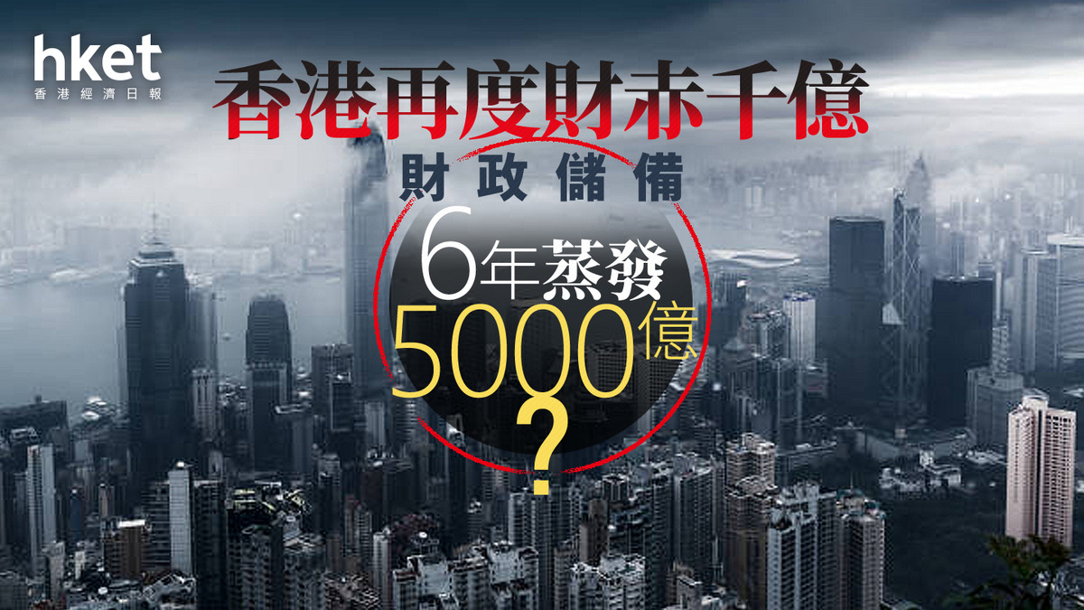 分析｜香港再度財赤千億財政儲備6年蒸發5000億？
