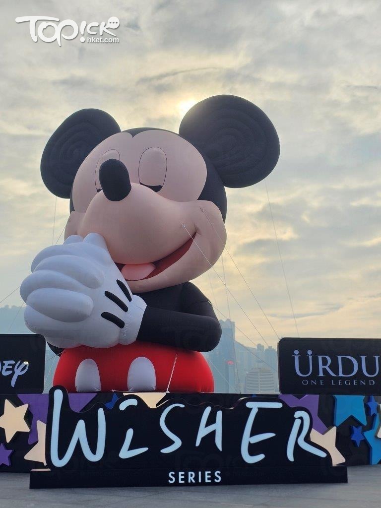 7米高米奇Wisher亮相海港城！（王茵芸攝）