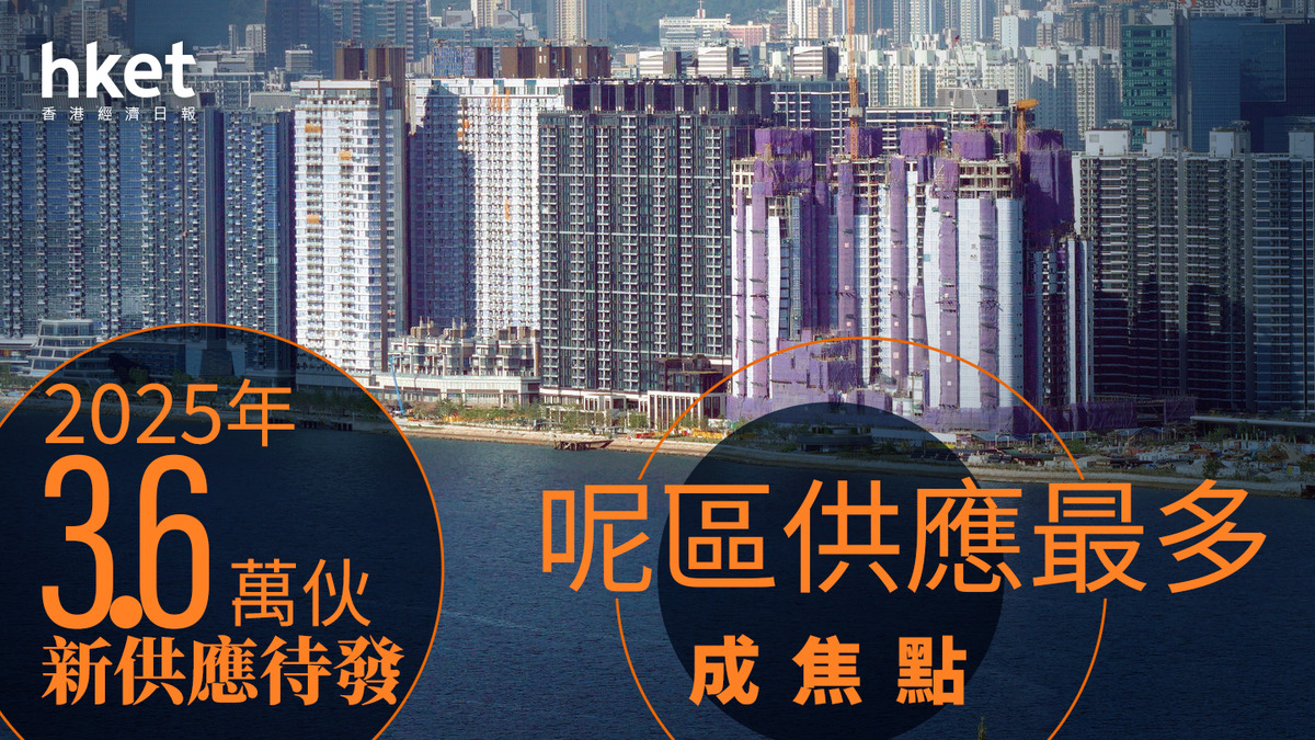 2025年新盤巡禮｜3.6萬伙新供應待發呢區供應最多成焦點