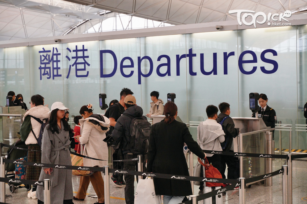 香港國際機場上月客運量達528萬人次，創疫情後新高。（資料圖片）