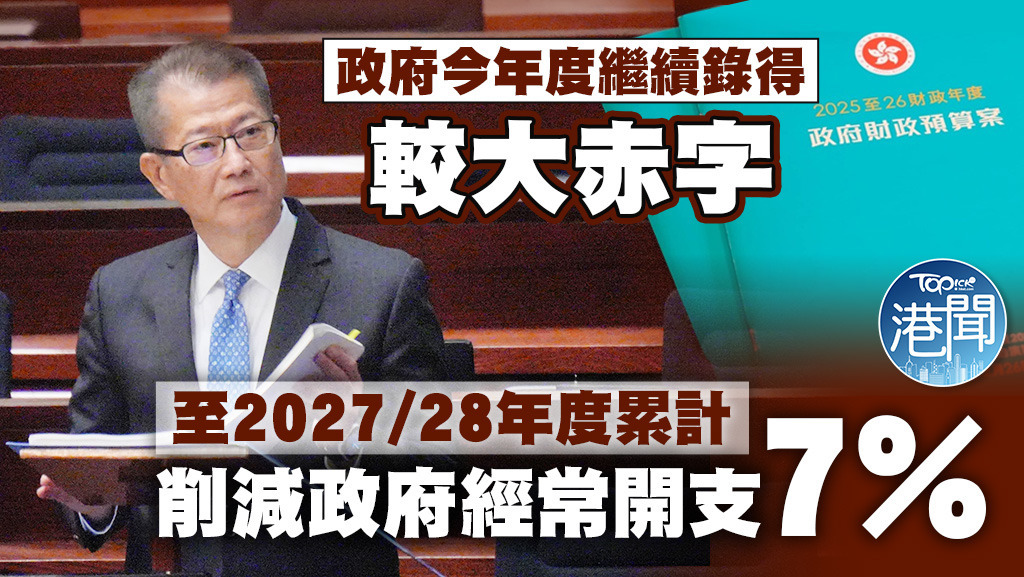 財政司司長陳茂波公布財政預算案。