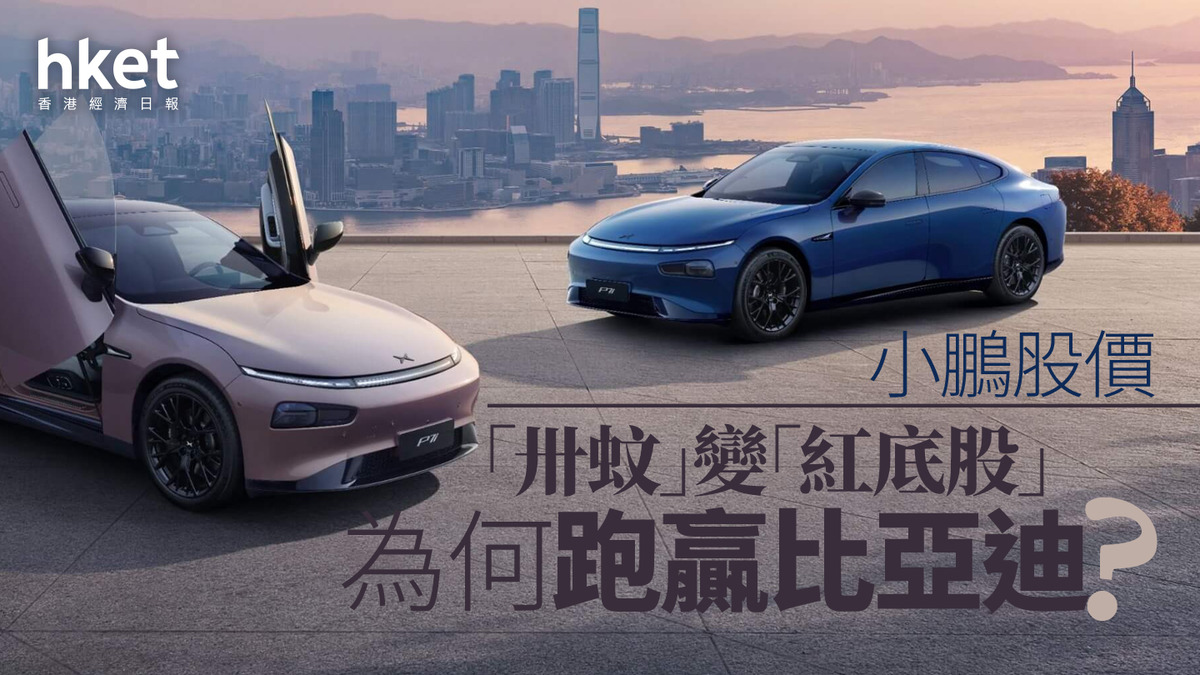 分析｜小鵬XPEV股價「卅蚊」變「紅底股」 為何跑贏比亞迪？