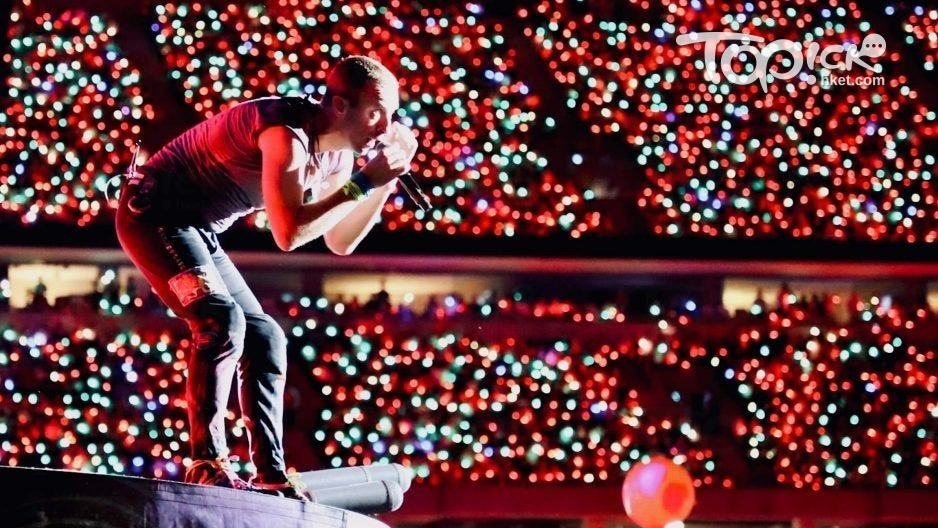 Coldplay巡迴演唱會即將強勢登陸香港