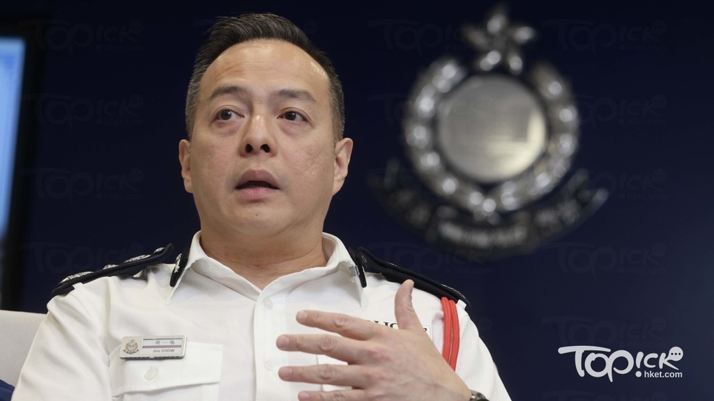 周一鳴形容警方工作「黑白分明」，警隊要提升透明度讓市民理解警務工作。（陳靜儀攝）