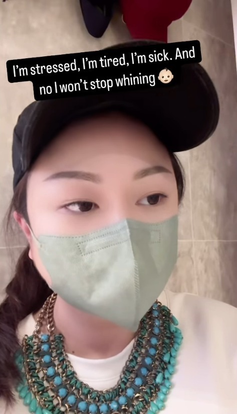 梁齊昕今年3月4日曾指自己非常疲倦及生病了。(IG圖)