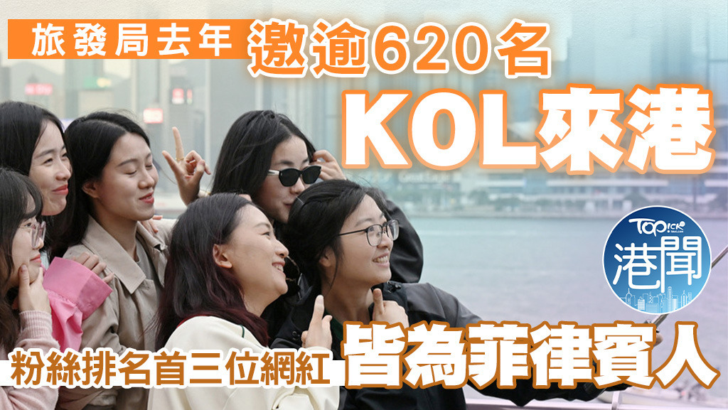 旅發局去年邀逾620名KOL來港。