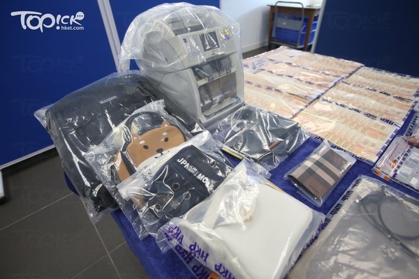 警方展開「力場」行動搗破洗黑錢集團。(曾秋文攝)