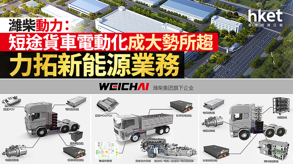 2338｜濰柴動力：短途貨車電動化成大勢所趨力拓新能源業務