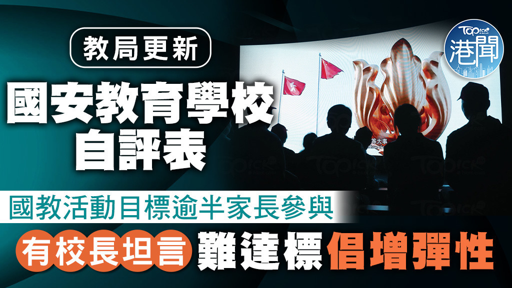 教育局量表增設國教活動目標逾半家長參與，校長坦言難達標倡增彈性。