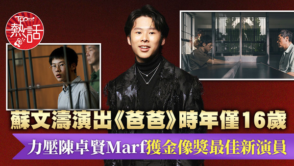 第43屆香港電影金像獎最佳新演員由《爸爸》蘇文濤奪得。