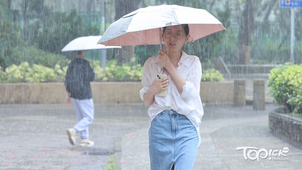 黃雨警告︱天文台發出黃雨警告信號 香港廣泛地區或受大雨影響