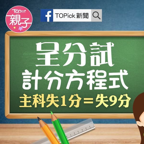 呈分試計算方程式。