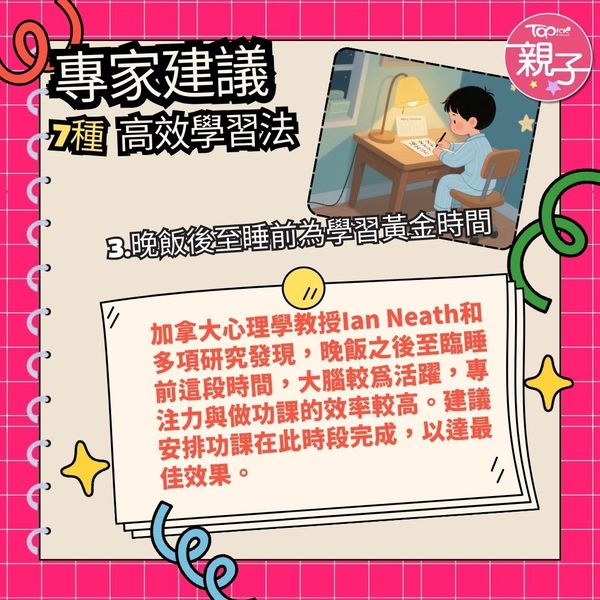 功課壓力｜逾6成小學未推「無功課日」初小生要做1小時 專家點出「黃金時間」教7招高效學習法