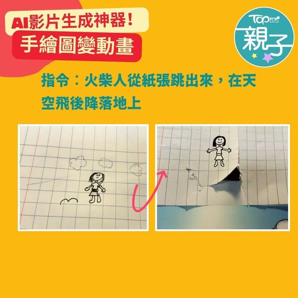 實測2大免費影片生成器手繪圖秒變動畫激發孩子創意+寫作力伴遊