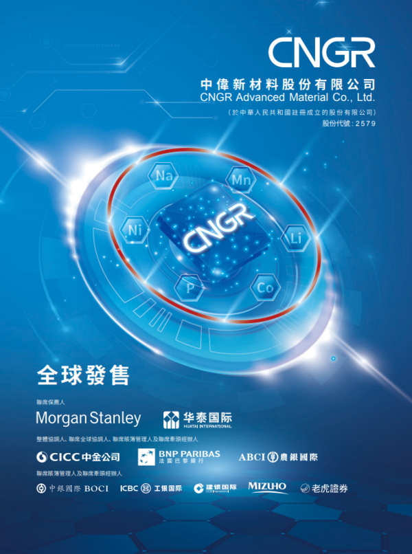 新股IPO|Tesla、寧德時代電池原料供應商中偉新材2579招股 集資最多近40億、入場費7636元 A股水位有幾多?