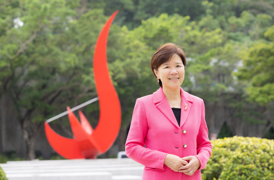 科大校長葉玉如向政府以及工作組，對科大提案的支持表示謝意。（科大圖片）