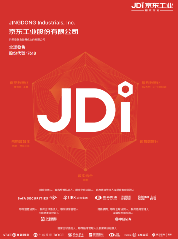 京東工業7618招股|12月3-8日認購,一手3131元,最高集資32.7億