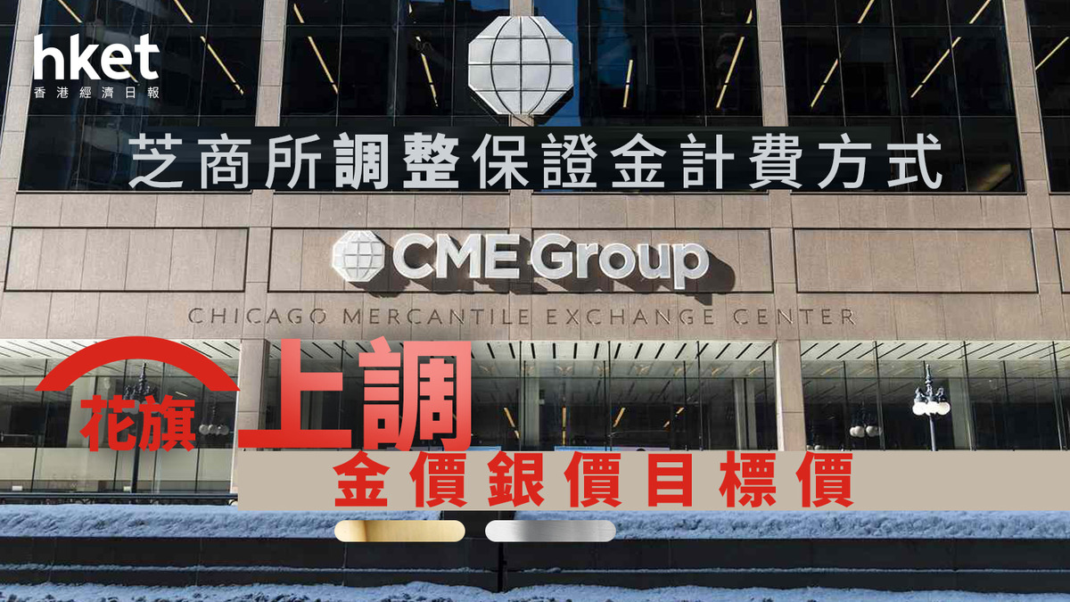 金價走勢｜金價銀價略為回軟芝商所再出手調整保證金計費方式花旗上調目標價預計金價5000美元、銀價100美元