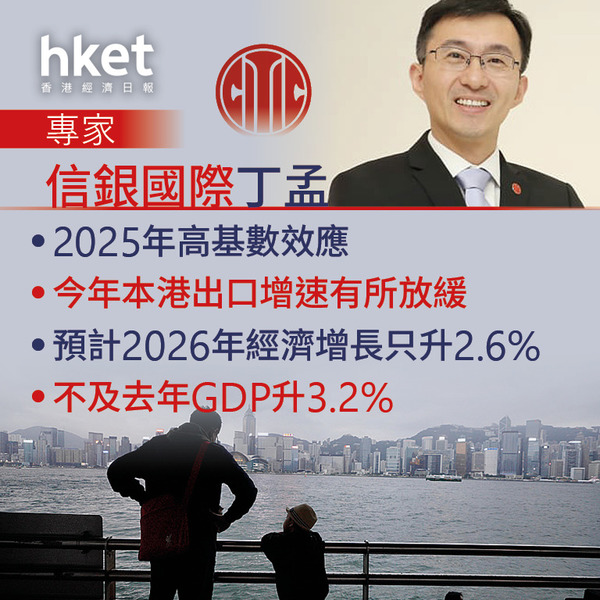 香港經濟|花旗料去年第4季本港GDP增長3.3% 東亞花旗齊料2025年全年升3.3%