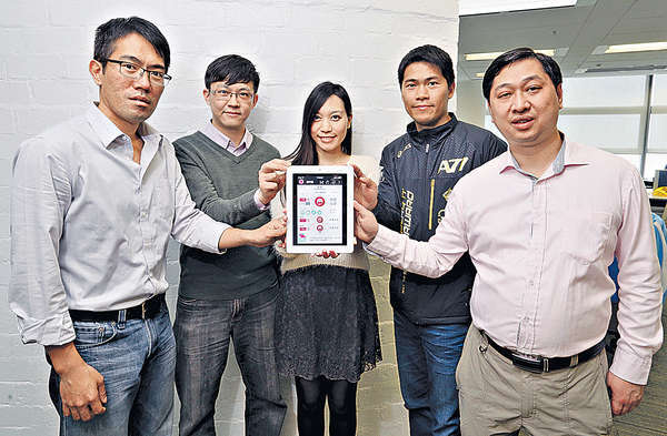 「愛呼吸」至今累積30萬用戶，製作團隊希望仿效國內盛行的「移動電商」模式。（車耀開攝）