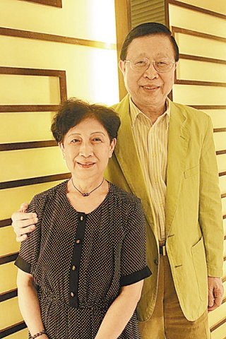 李遠榕與丈夫合照。