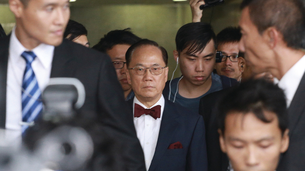 前特首曾蔭權被廉署落案起訴，他獲准以10萬元保釋，下月13日再審。（譚德潤攝）
