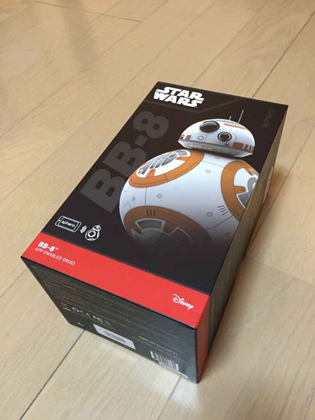 預計今年底才公開發售的BB-8機械人包裝外貌(網上圖片)